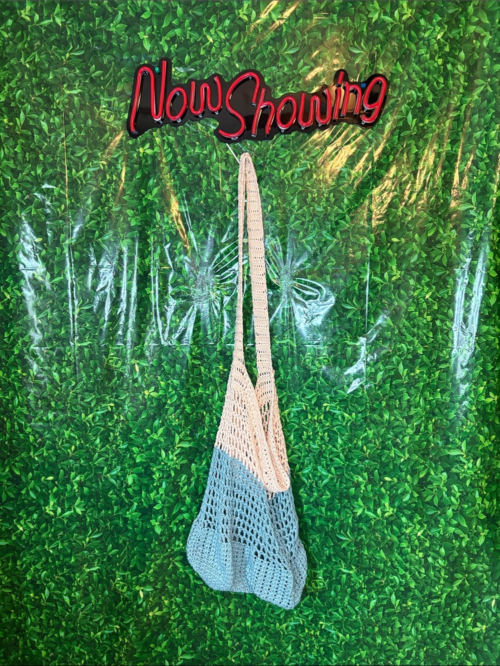 Crocheted shopping bag